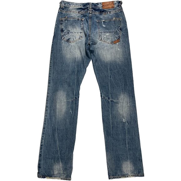PRPS Goods & Co. Pre-distressed Belvedere Straight Leg Jeans men's size 33x35 - Picture 2 of 10
